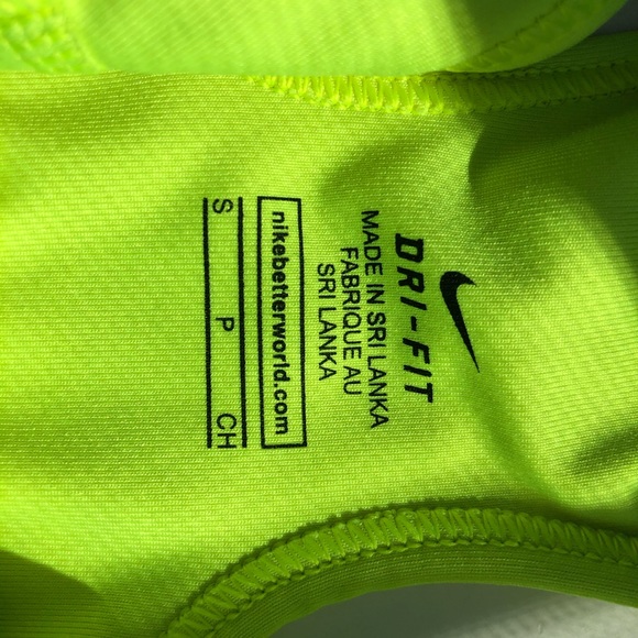 Neon Green Nike Sportsbra - Picture 3 of 3